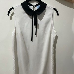 Cece Peter Pan White dress